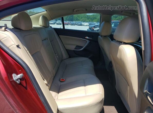 2G4GK5EX1G9204958 2016 BUICK REGAL Burgundy Հետևի նստատեղերի տեսք