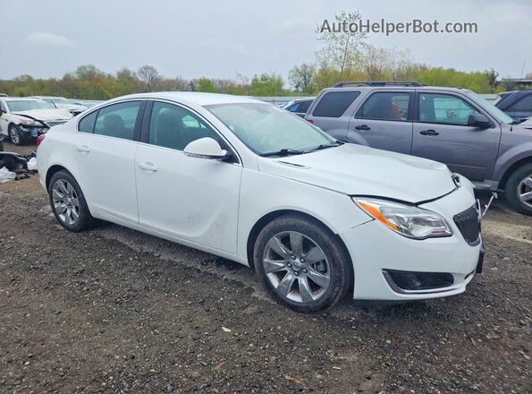 2G4GK5EX6G9208181 2016 BUICK REGAL White Delantero derecho