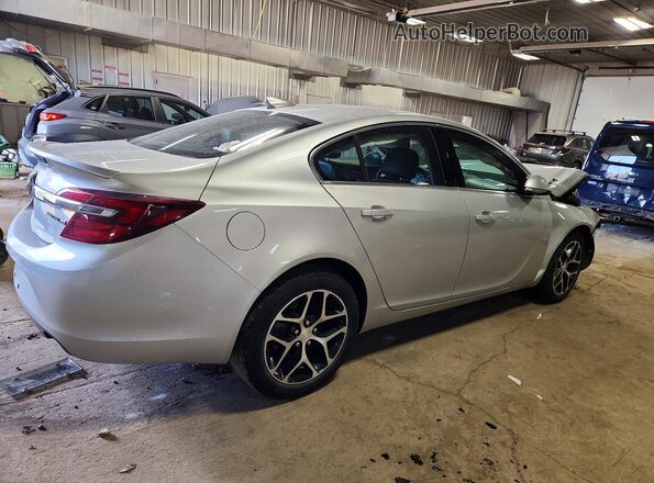 2G4GL5EX0H9132830 2017 BUICK REGAL Серебряный Задняя правая четверть