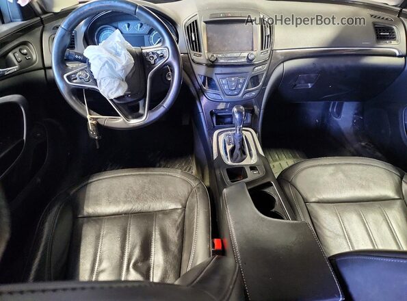 2G4GL5EX0H9132830 2017 BUICK REGAL Серебряный Вид панели приборов