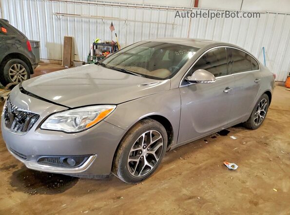 2G4GL5EXXH9196860 2017 BUICK REGAL Brown Առջևի ձախ երեք քառորդ տեսարան