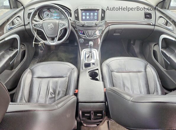 2G4GR5EX6G9171872 2016 BUICK REGAL Серебряный Вид панели приборов