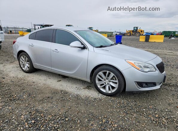 2G4GR5EX6G9171872 2016 BUICK REGAL Серебряный Передняя правая четверть