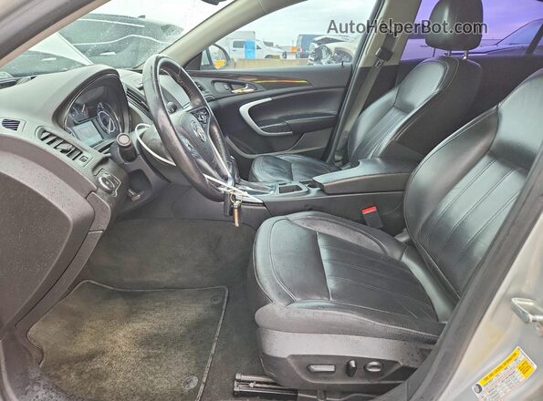 2G4GR5EX6G9171872 2016 BUICK REGAL Серебряный Вид салона спереди