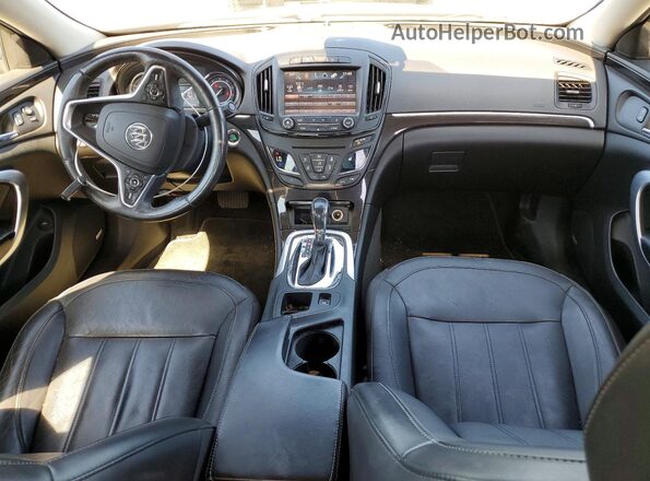 2G4GR5GX0H9107308 2017 BUICK REGAL Black Widok deski rozdzielczej