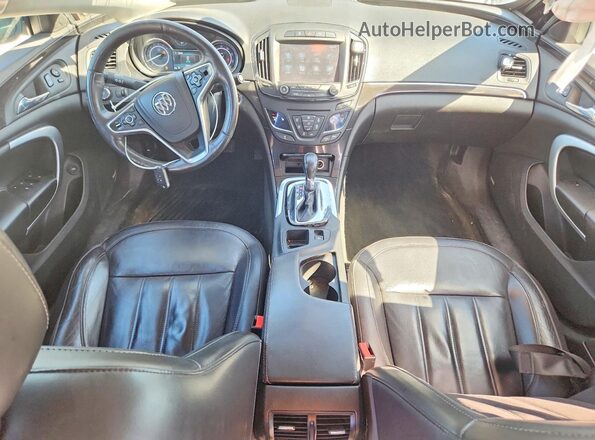 2G4GR5GX3H9109523 2017 BUICK REGAL Черный Вид панели приборов