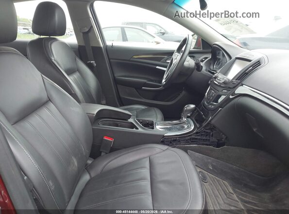 2G4GS5GX3G9118628 2016 BUICK REGAL Red Widok wnętrza z przodu