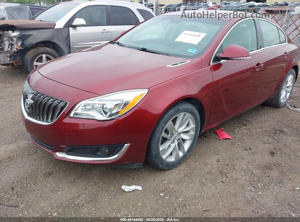 2G4GS5GX3G9118628 2016 BUICK REGAL Red Przód lewy