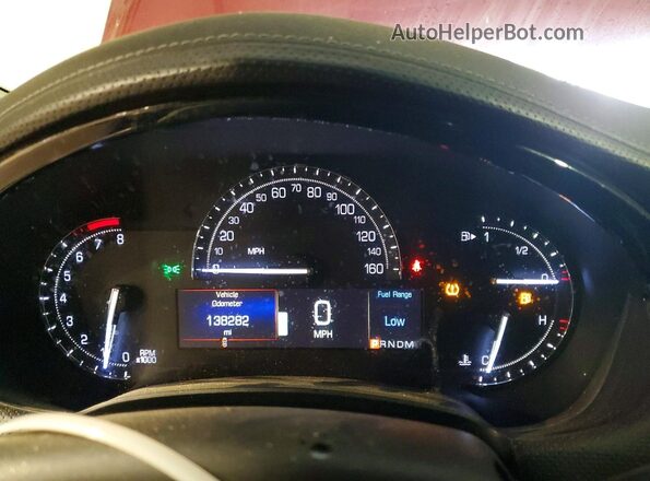 2G61M5S32H9118746 2017 CADILLAC XTS Бордовый Вид щитка приборов