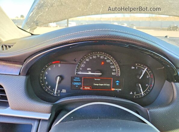 2G61M5S36K9116635 2019 CADILLAC XTS Черный Вид щитка приборов