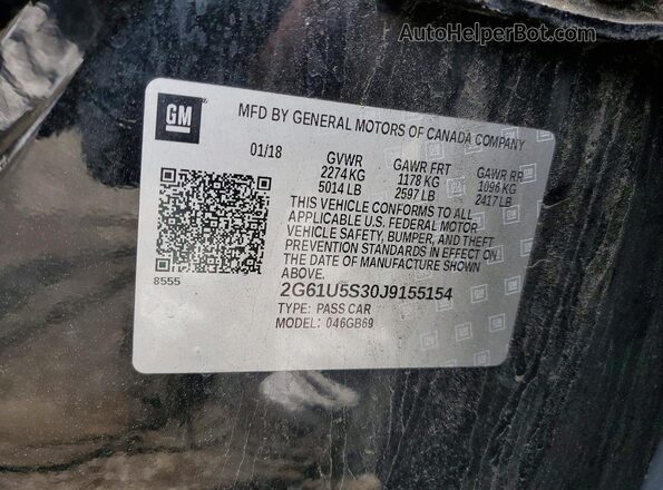 2G61U5S30J9155154 2018 CADILLAC XTS Черный Вид подкапотного пространства