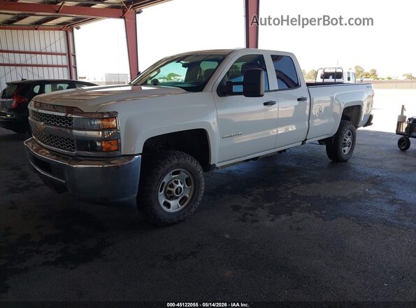 2GC2KREG9K1208706 2019 CHEVROLET SILVERADO White Передня ліва чверть