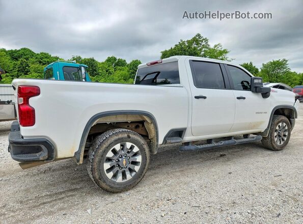 2GC4KME76S1107957 2025 CHEVROLET SILVERADO Белый Задняя правая четверть