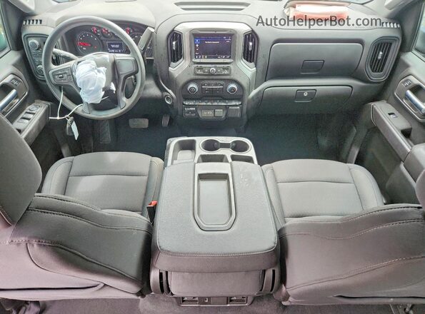 2GC4KME76S1107957 2025 CHEVROLET SILVERADO Белый Вид панели приборов