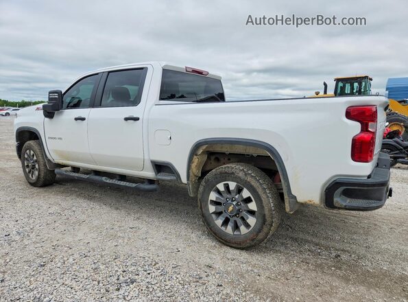 2GC4KME76S1107957 2025 CHEVROLET SILVERADO Белый Задняя левая четверть