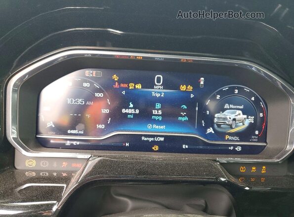 2GC4KNEY3S1182467 2025 CHEVROLET SILVERADO Черный Вид щитка приборов