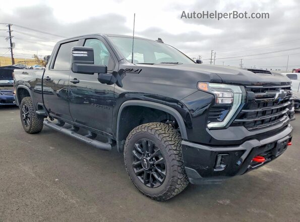 2GC4KNEY3S1182467 2025 CHEVROLET SILVERADO Черный Передняя правая четверть