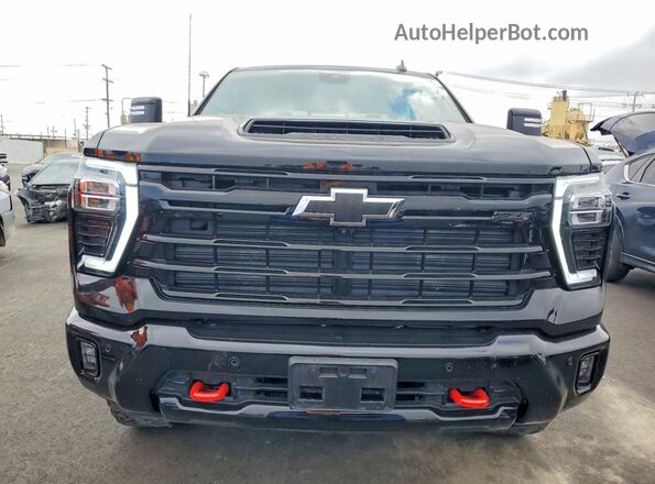 2GC4KNEY3S1182467 2025 CHEVROLET SILVERADO Черный Вид спереди