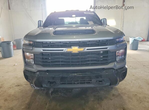 2GC4YME77R1123271 2024 CHEVROLET SILVERADO Gray Вид спереду