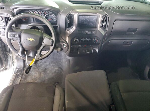 2GC4YME77R1123271 2024 CHEVROLET SILVERADO Gray Вид панелі приладів