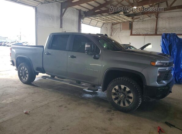 2GC4YME77R1123271 2024 CHEVROLET SILVERADO Gray Передня права чверть