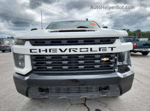 2GC4YME79P1718412 2023 CHEVROLET SILVERADO Белый Вид спереди