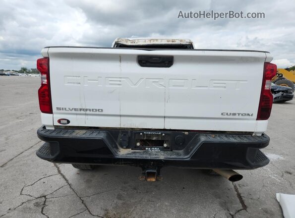 2GC4YME79P1718412 2023 CHEVROLET SILVERADO Белый Вид сзади