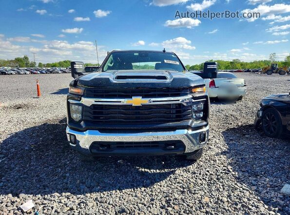 2GC4YTE73R1176706 2024 CHEVROLET SILVERADO Black Front view