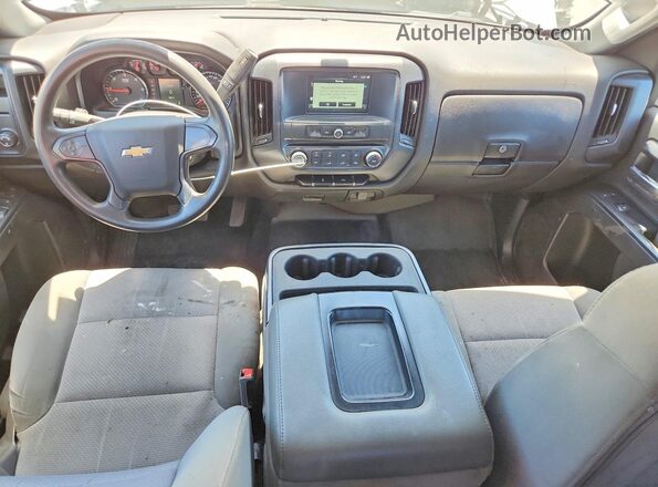 2GCRCNEC4K1203446 2019 CHEVROLET SILVERADO Белый Вид панели приборов