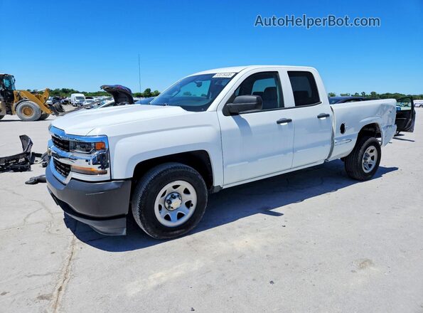2GCRCNEC4K1203446 2019 CHEVROLET SILVERADO Белый Передняя левая четверть
