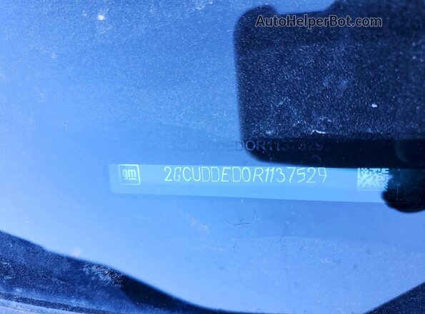 2GCUDDED0R1137529 2024 CHEVROLET SILVERADO Blue Vista del compartimento del motor