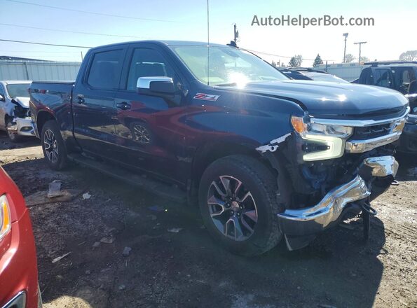 2GCUDDED1P1127461 2023 CHEVROLET SILVERADO Blue წინა მარჯვენა