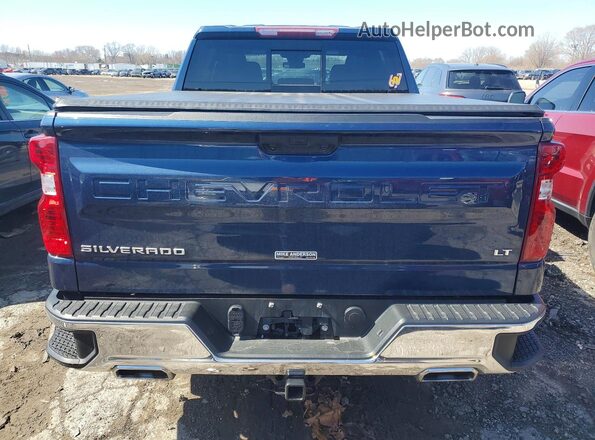 2GCUDDED1P1127461 2023 CHEVROLET SILVERADO Blue უკანა ხედი