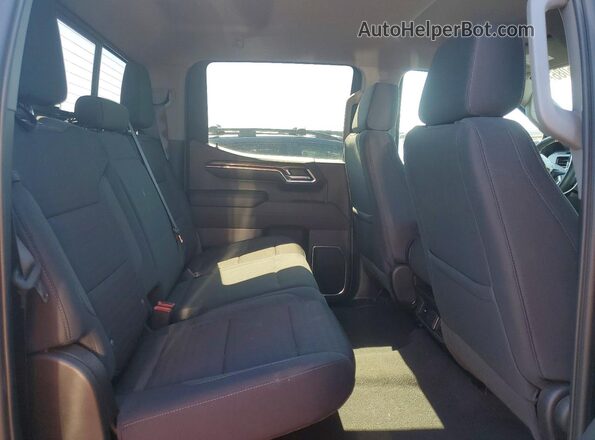 2GCUDDED1P1127461 2023 CHEVROLET SILVERADO Blue უკანა სავარძლების ხედი