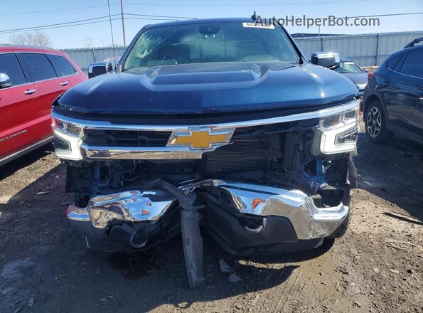 2GCUDDED1P1127461 2023 CHEVROLET SILVERADO Blue წინა ხედი