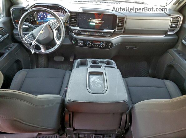 2GCUDDED4R1244230 2024 CHEVROLET SILVERADO White Widok deski rozdzielczej