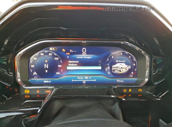 2GCUDDED4R1244230 2024 CHEVROLET SILVERADO White Widok zestawu wskaźników