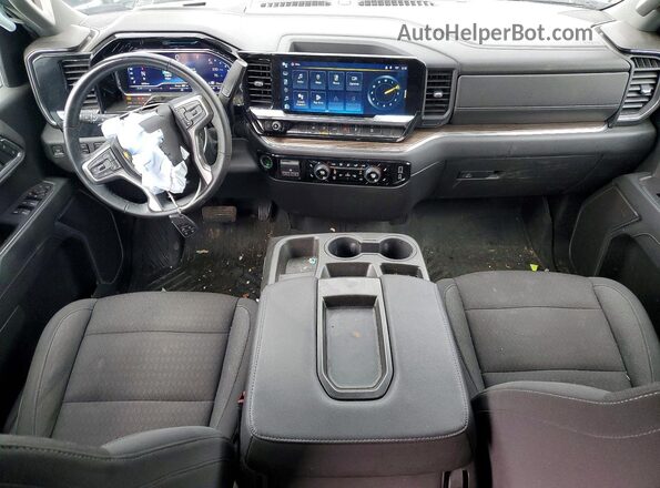 2GCUDDED9P1148381 2023 CHEVROLET SILVERADO White Вид панелі приладів