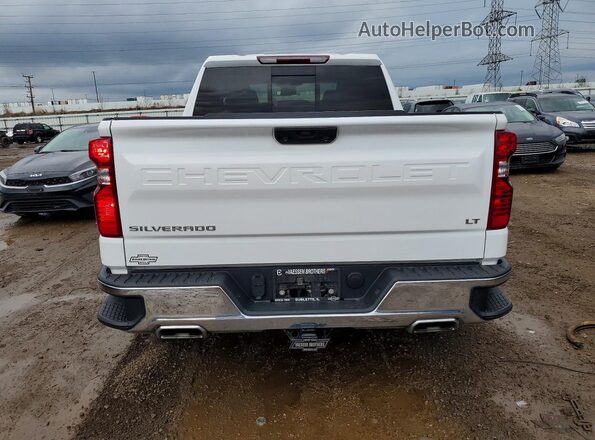 2GCUDDED9P1148381 2023 CHEVROLET SILVERADO White Вид ззаду