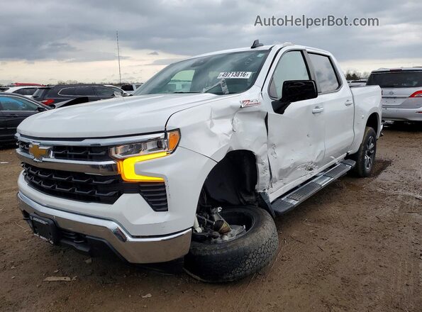 2GCUDDED9P1148381 2023 CHEVROLET SILVERADO White Передня ліва чверть