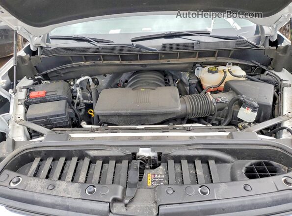 2GCUDDED9P1148381 2023 CHEVROLET SILVERADO White Вид задньої частини салону
