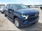 2023 Chevrolet Silverado 1500 4wd  Short Bed Rst Dark Blue vin: 2GCUDEED2P1137101