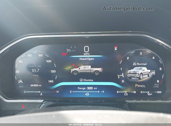 2GCUKEED0T1123617 2026 CHEVROLET SILVERADO Black Widok tylnych siedzeń