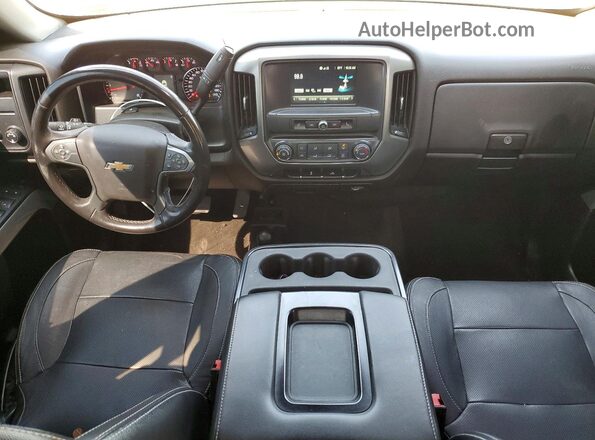 2GCVKMEC4K1210280 2019 CHEVROLET SILVERADO Black Widok deski rozdzielczej