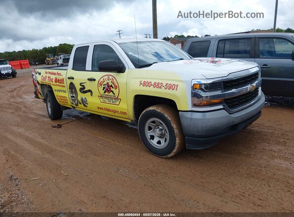 2GCVKNEC4K1224248 2019 CHEVROLET SILVERADO Белый Передняя правая четверть