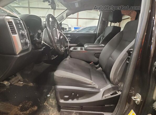 2GCVKPEC3K1100614 2019 CHEVROLET SILVERADO Brown Widok wnętrza z przodu