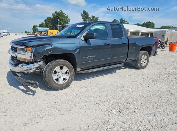 2GCVKPEC3K1105554 2019 CHEVROLET SILVERADO Черный Передняя левая четверть