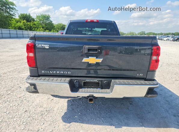 2GCVKPEC3K1105554 2019 CHEVROLET SILVERADO Черный Вид сзади
