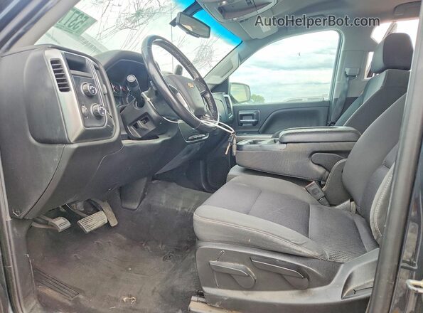 2GCVKPEC5K1106964 2019 CHEVROLET SILVERADO Черный Вид салона спереди