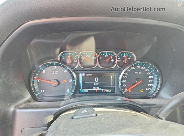 2GCVKPEC6K1207950 2019 CHEVROLET SILVERADO Green Սարքավորումների վահանակի տեսք